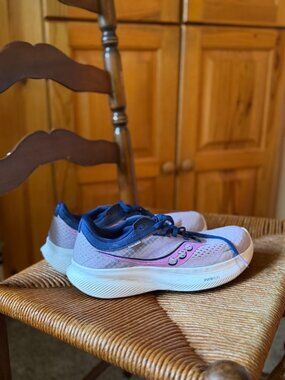 Saucony Women's Pink and Navy Athletic Running Shoes